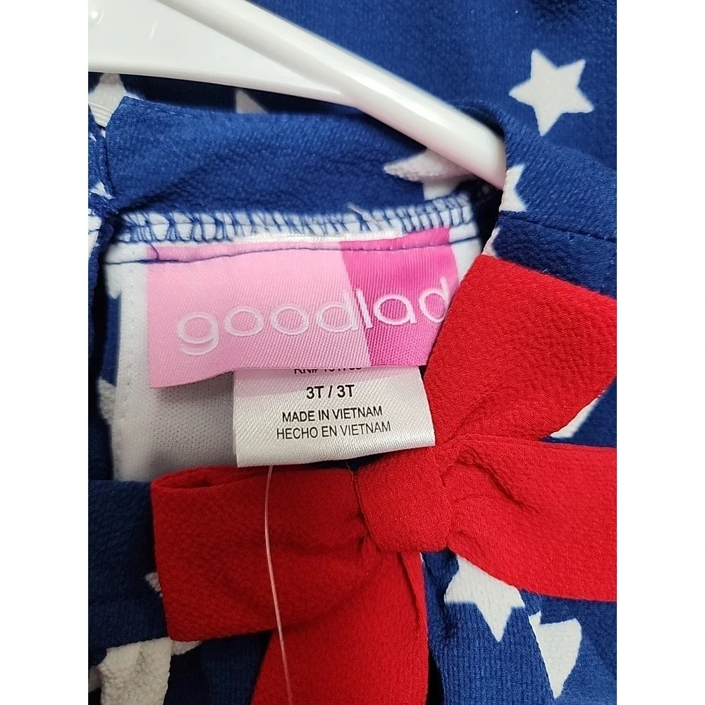 Good lad 4th of July‎ Layered Dress, Size 3T, NWT